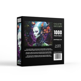 Jigsaw Puzzle for Adults and Families - 1000 Pieces - Galactic Goddess - Jazen Happy - 27x20 inch - Poster Included Puzzle