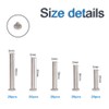 INCREWAY 5mm X 25/30/35/40/45mm Nickel Plated Binding Chicago Screw Posts