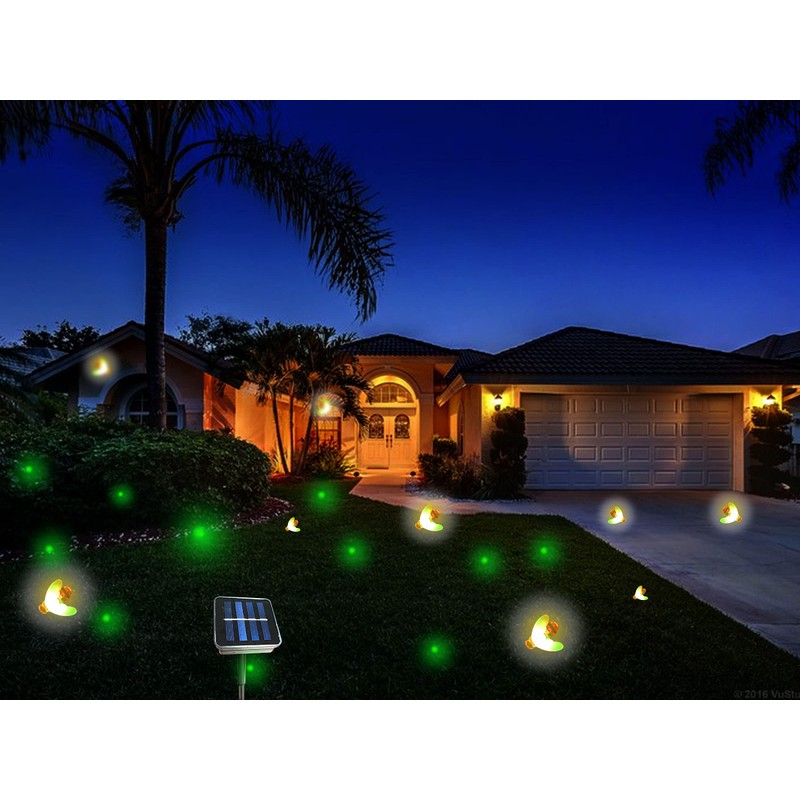 Wskvlcg Outdoor Solar Powered Firefly Lights Bugs with 9 Bee,