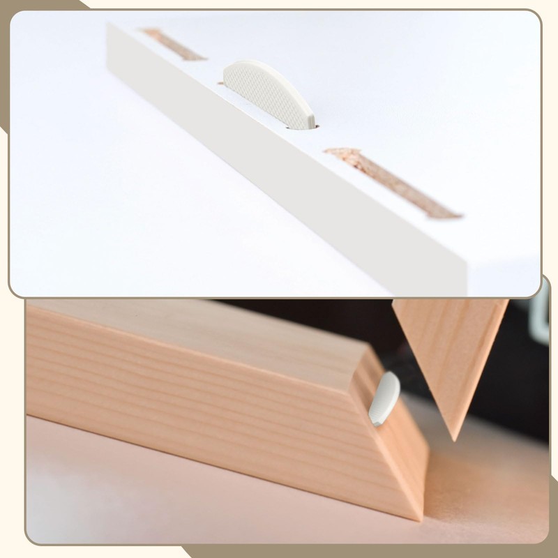 Teenyyou 100 Pcs PVC Plastic Biscuit Joiner Tool, Biscuit Connectors,