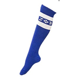Zeta Phi Beta Sorority Knee High Socks