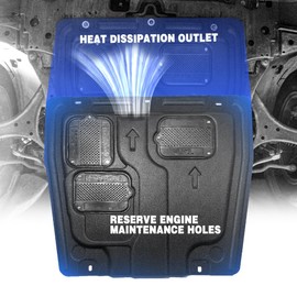 Engine Splash Shield Fit for Honda Accord 2014-2017 Lower Front Skid Plate