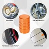 X AUTOHAUX Universal Round Car Tyre Valve Stem Cap Valve