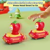 MOONTOY Press and Go Toy Cars for Toddlers 1-3, 4