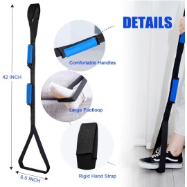 HOMYMUSY 42" Leg Lifter Strap – Hip Knee Surgery Recovery Aid