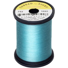 Sulky Cotton & Steel Thread 50wt 660yd, Turquoise