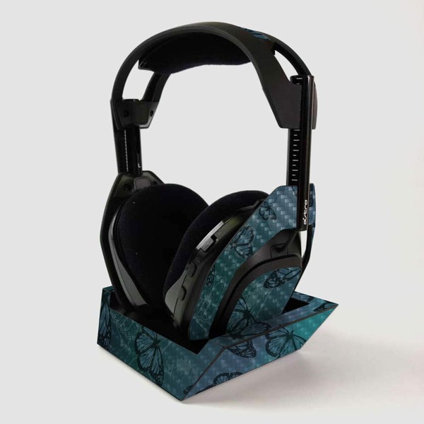 MightySkins Carbon Fiber Skin For ASTRO Gaming A50 Wireless Headphones
