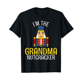 Grandma Nutcracker Costume Matching Family PJs Christmas T-Shirt