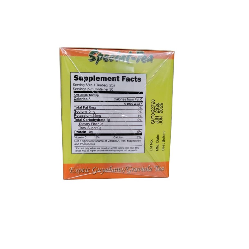 Special - Tea Exotic Soursop / Guyabano Graviola Tea -