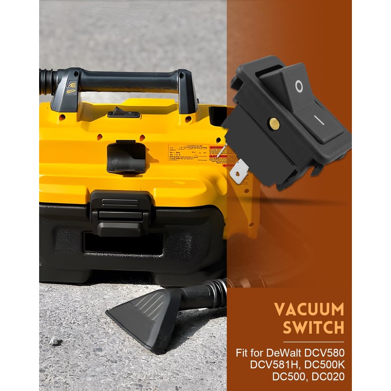 ULXIOM 5140058-09 Vacuum Power Switch Replacement for DeWalt DCV581H DC020
