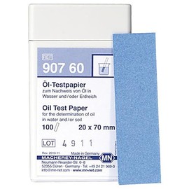 Macherey-Nagel, 90760, Oil Test Paper, Box of 100 Strips