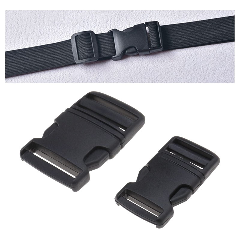 VGOL 8PCS Plastic Quick Side Release Buckle Clips Contoured Side