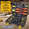 Magnetic Screwdrivers Set with Case, Amartisan 72-piece Includs Slotted, Phillips,