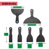 6 Pack Putty Knife, Flexible Plastic Paint Scraper Tool for
