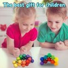 Sensory Toys for Autism Kids Toddler,Rainbow Puzzle Balls Relieve Stress