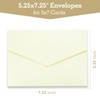 Sobres de 5 x 7 pulgadas para invitaciones, paquete de
