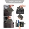 WALNEW RFID Blocking Passport Holder Travel Wallet Cover Case (N-Gray)