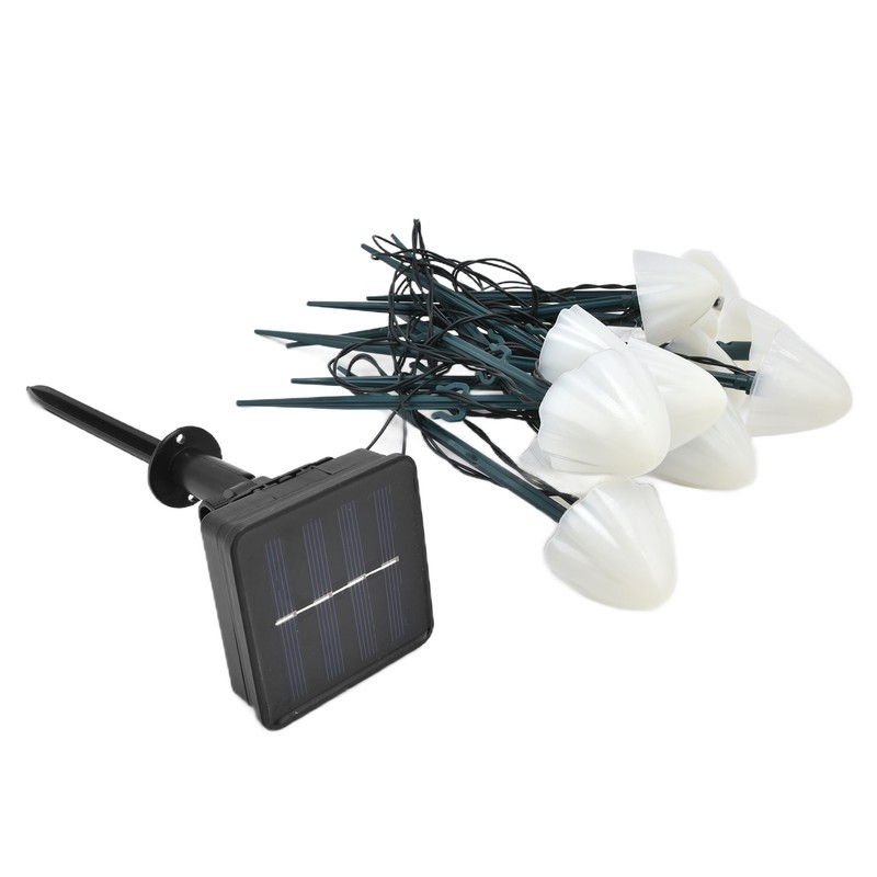 Mushroom Shaped Solar Light String Waterproof Dustproof Landscape Light with