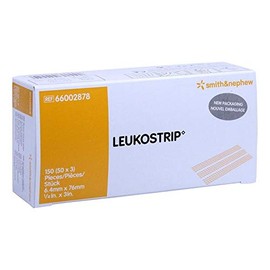 Leukostrip Skin Closure Strips, 7,6 x 0,64 cm