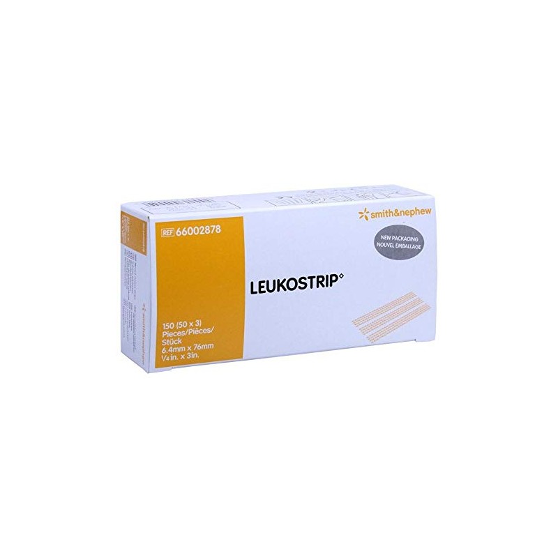 Leukostrip Skin Closure Strips, 7,6 x 0,64 cm