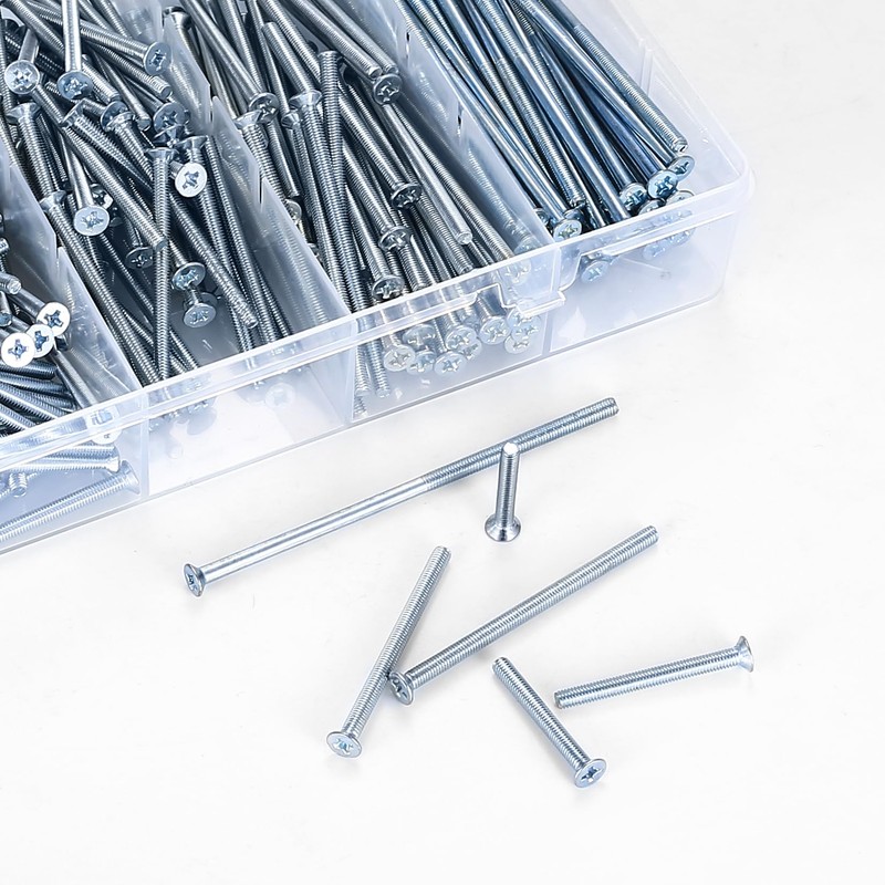 430 Piece M3 Screws Set, Countersunk Screw Set, Machine Screws