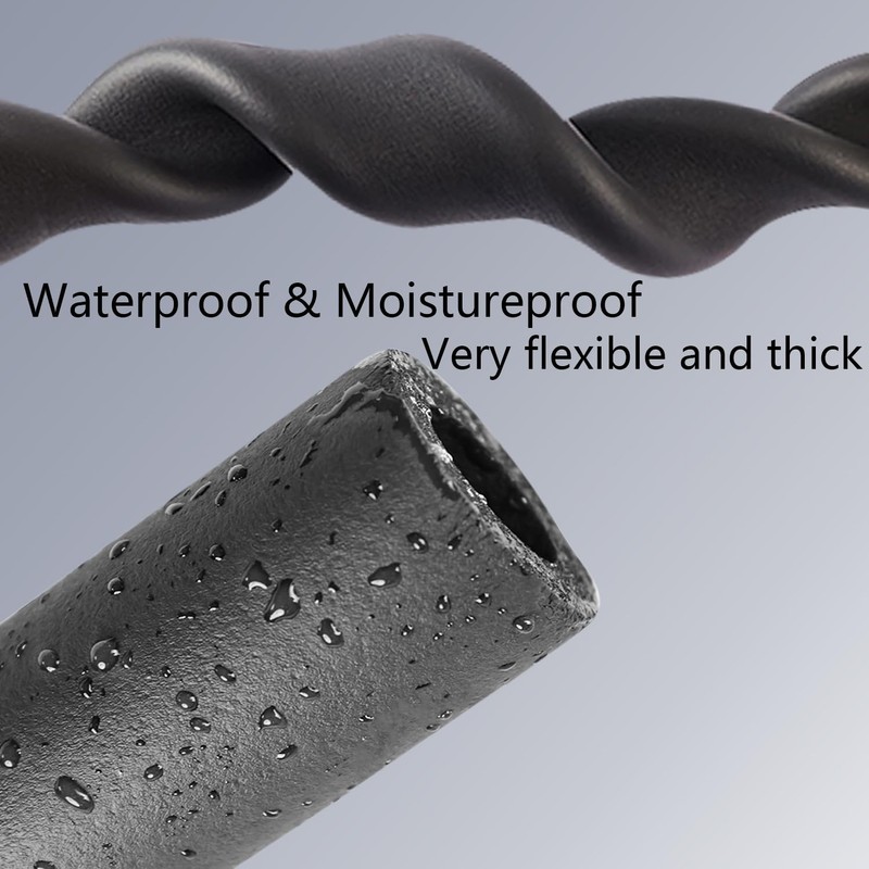 Pipe Insulation Foam Diameter 25 mm Pipe Insulation Pipe Black