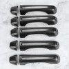 5pcs/set Car Door Handle Inserts Cover Kit Exterior Decoration Fit