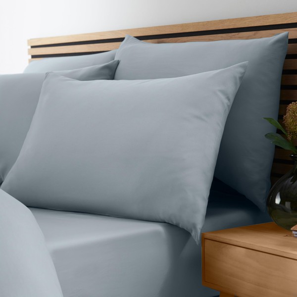 Catherine Lansfield So Soft Non-Iron King Fitted Sheet Slate Grey