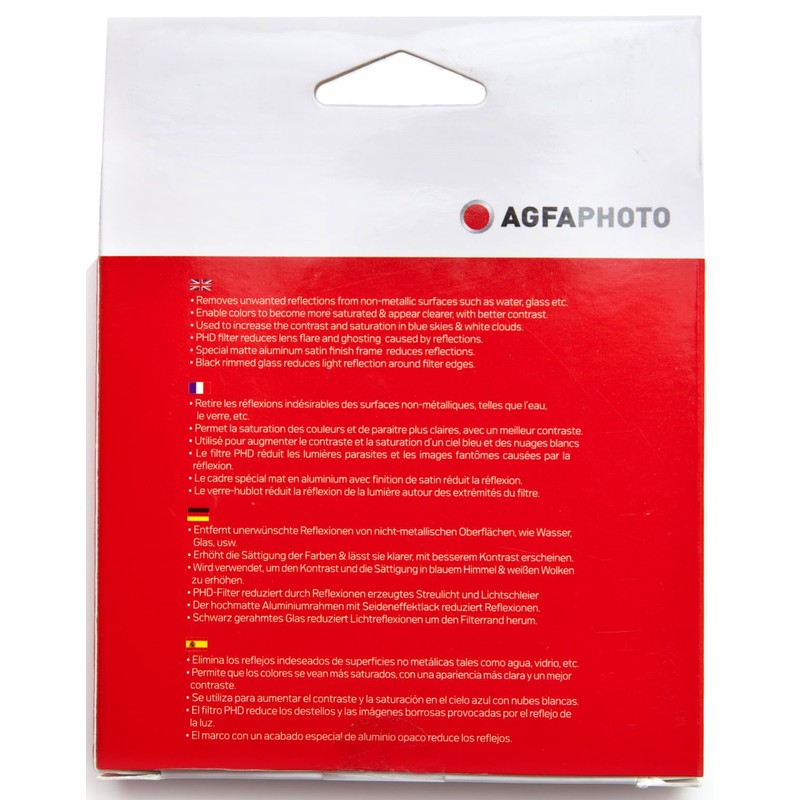 AGFA 58mm Multi-Coated Circular Polarizing (CPL) Filter