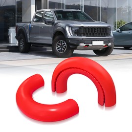 TOVIIEA Tow Hook Covers for Ford F150 2004-2026 Bronco Base/Big Bend/Outer Banks 2021-2026，for Toyota Tundra 2017-2021,Tow Hitch Covers Compatible with F150 &Toyota Tundra Accessories,2PCS-RED