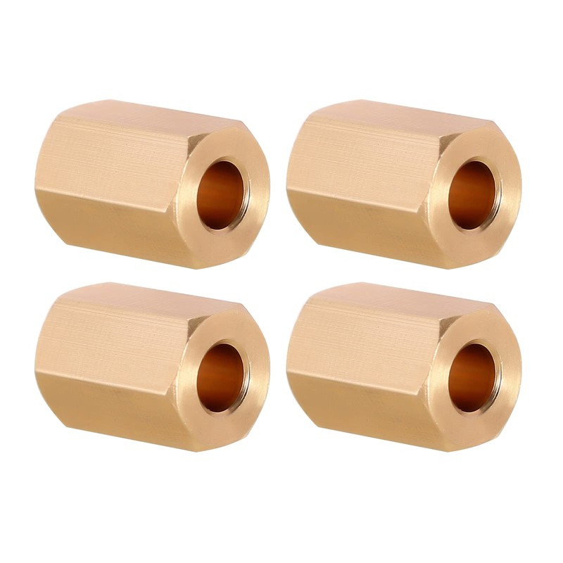 INJORA 12g/Set Brass Wheel Hex Hub 10mm Extenders Adaptor for