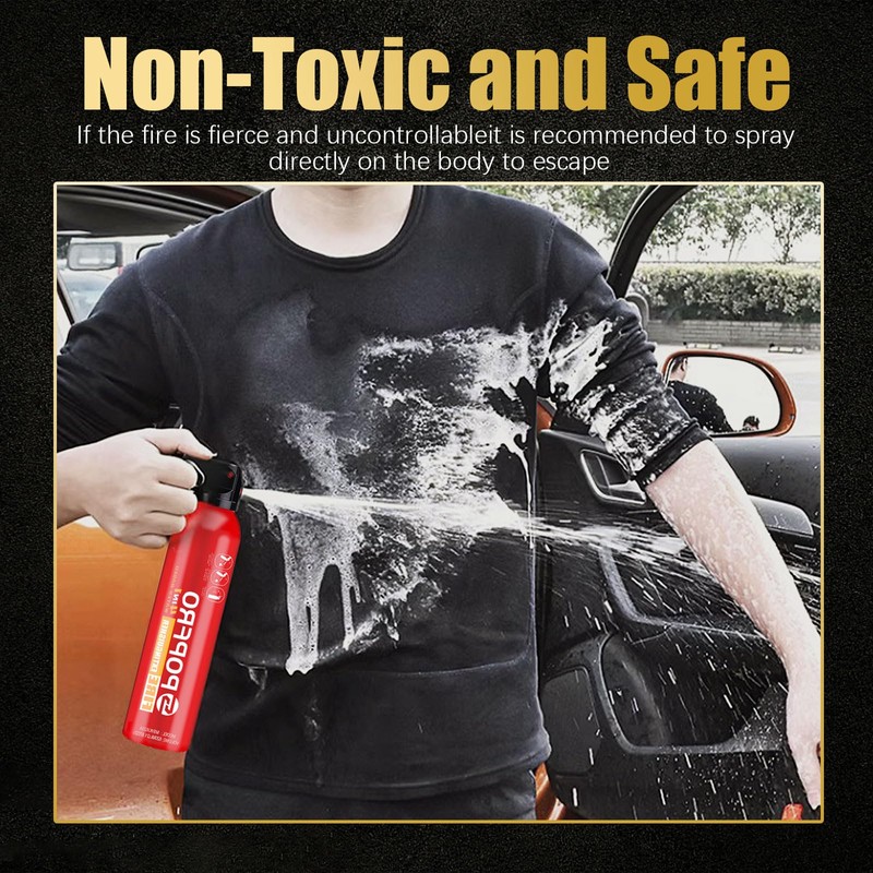 Portable Fire Extinguishers with water-based high-temperature resistance,Can Prevent Re-Ignition,Small and