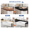 GLAINTE Black Marble Countertop Paint Kit Epoxy Countertop Refinishing Paint