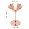 Stainless Steel Martini Glasses Fine Polish Rustproof Elegant Modern Martini