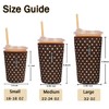 Reusable Insulated Sleeve for Iced Coffee Cup, 3-Pack Coffee Neoprene