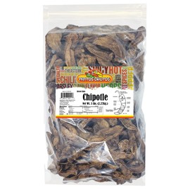 PEPITOS CHILITOS/Chile Chipotle Whole 5LB Resealable Bag - Natural and Premium - Great For Mexican Recipes Like Salsa, Tamales, and Stews.