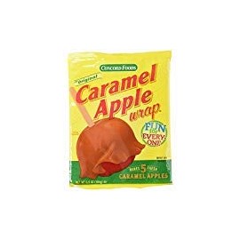 Concord Confections Caramel Apple Wrap, 5 Count - PACK OF 2