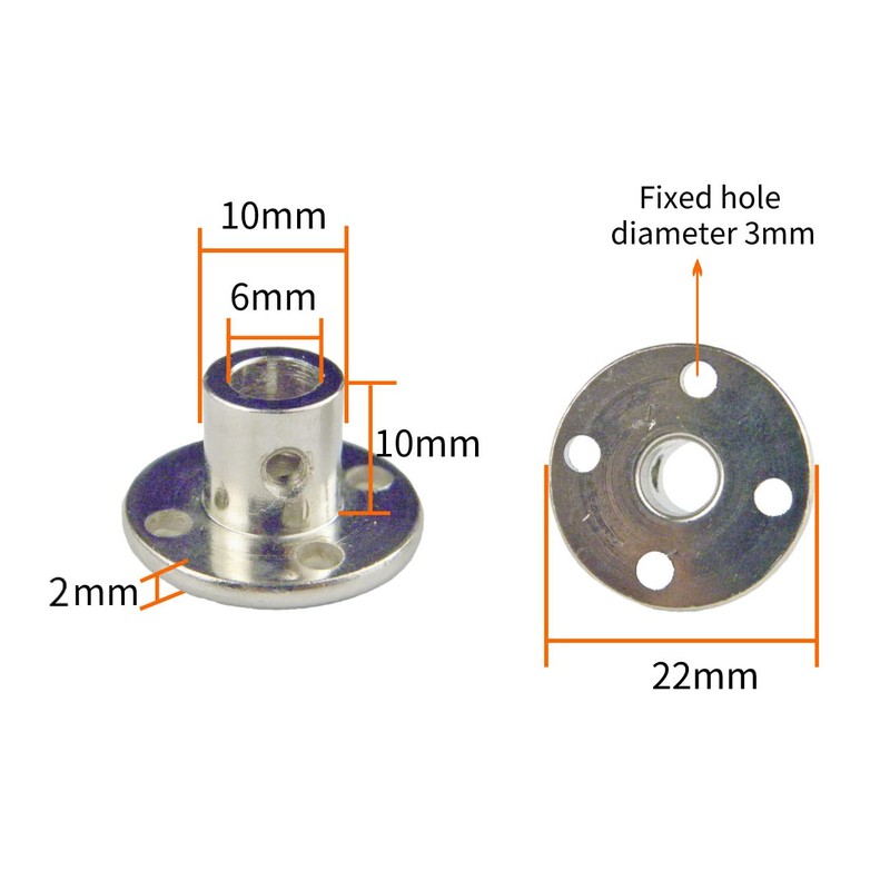 CHACNS Motor Connector for DIY Parts Outer Diameter 10 mm