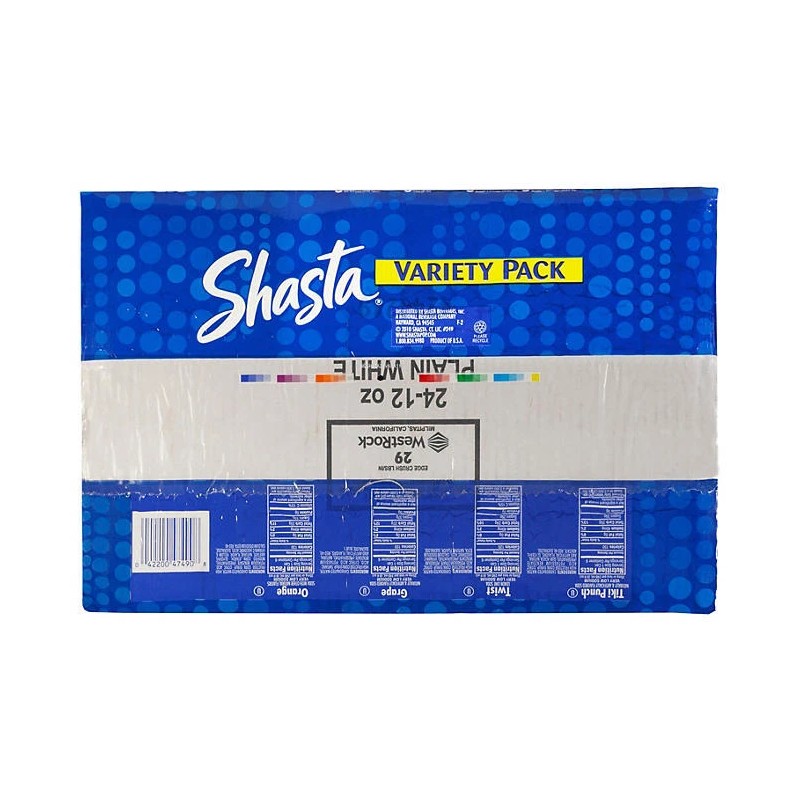 Shasta Variety Pack 12 oz., 24 pk.