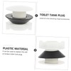 Operitacx 2Pcs Toilet Tank Plug Caps Plastic Connector for Water