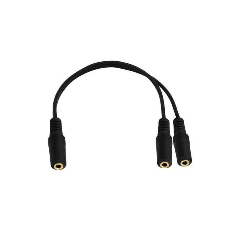 Seadream 3.5mm 1/8" TRS Stereo 1 Female to Dual 2