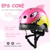 Kids Toddler Bike Helmet with 3D Shark Character, Adjustable and