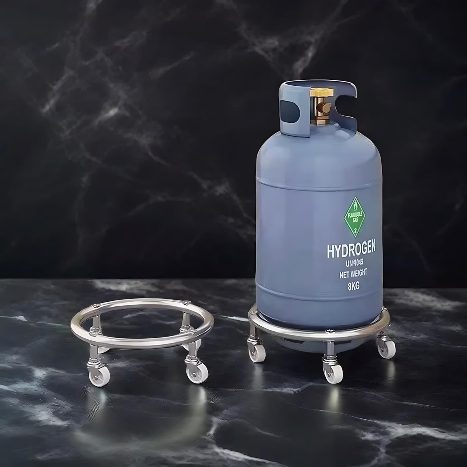 Purthmile Movable Propane Cylinder Base, Propane Cylinder Rack Cart ...