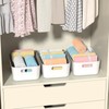 Oymlclivisa 12 Packs Plastic Pantry organizer Bin Basket, Open Storage