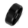 ZatRuiZE Mens Tungsten Carbide Ring 8MM Womens Ring Wedding Engagement