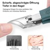 DAILIENFUS 3-Piece Set Nail Clippers with Eagle Beak Angle for