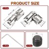 sourcing map 2Pcs 6mm to 8mm ID Steering Universal Joint