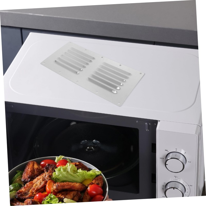TEHAUX Stainless Steel Vent Cover for Grille Louvered Design Ventilation