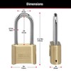 Master Lock 175DLH Candado de Combinación de Cuerpo Sólido de