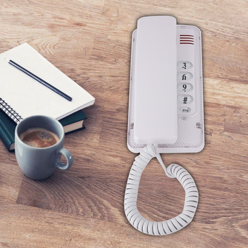 Wall Mount Landline Telephone Extension No Caller ID Home Phone